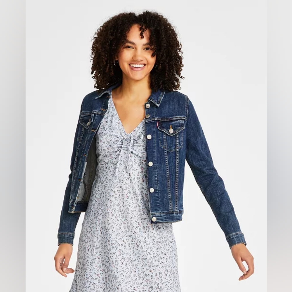 Levi's Blue Denim Jacket Sweet jane Color